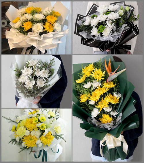 山西晋中祁县东观镇张家堡村白事花束代送